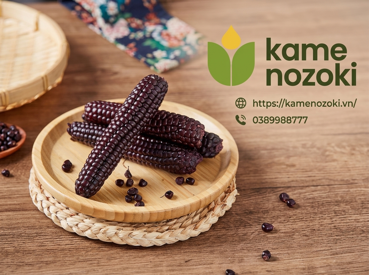 Ngô tím Nhật Bản Kamenozoki: "Siêu thực phẩm" xanh cho cuộc sống hiện đại